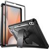 FINTIE Tuatara - Custodia antiurto per Samsung Galaxy Tab S9 FE+ Plus/Galaxy Tab S9+ Plus 12,4 pollici 2023, Tuatara Rugged Unibody Hybrid Full Protective Bumper Kickstand Cover Built-in Screen