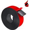 Yudobliss Strisce di Gomma in Neoprene, Fogli di Gomma Lunghi 3 Metri, Profili in Gommas Piena, Nastro Sigillante, Tappetini in, per Sigillature fai da te, Rivestimenti per Pavimenti, 40 x 2 mm