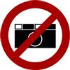 STROBO 10x Adesivi Fotografia Vietata Ø 9,5 cm Autoadesivo Vietato Fotografico Nessun Foto per Uso Interno o Esterno con Protezione UV Resistente alle Intemperie Segnale di Divieto di STROBO