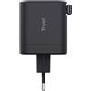 TRUST CARICABATTERIA TRUST MAXO 65W RTRCTUSB-C PD CH da 65 W, Nero