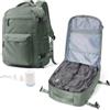 BOXSAM Zaino Sottovuoto Viaggio Con Pompa Zaino Easyjet 45x36x20 Aereo Bagaglio a Mano Zaini 15.6 Pollici Porta PC Casual Impermeabile Daypack Borsa da Cabina per Donna Uomo Verde