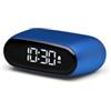 Lexon Piccola sveglia digitale per camera da letto MINUT, orologio da comodino ricaricabile con sensore touch, volume regolabile e luminosità e display LCD, opzione per luce debole