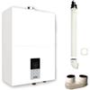 Ferroli SCALDABAGNO FERROLI KONA 15 LITRI METANO CAMERA STAGNA 0DK95IAA LOW NOX + KIT FUMI OMAGGIO