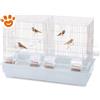 Imac Cova 65 Gabbia 67X34,5X43,5 - Cova Zincato/Ghiaccio