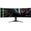 Gigabyte Monitor Oled 49'' Gigabyte Aorus CO49DQ DQHD 5120x1440/0.03ms/classe F/Nero [AORUS CO49DQ]