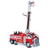 Paw Patrol, Camion dei Pompieri trasformabile di Marshall Film con Scala allungabile, luci e Suoni e Personaggio da Collezione, Giocattoli per Bambini dai 3 Anni in su