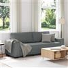 Gecheer Divano a 3 Posti Grigio Chiaro 180 cm in Tessuto,Divano per Soggiorno,Divano Imbottito,Divano Moderno,Divano a 2 Posti/3 Posti,Divano Letto sofà,Divano Salotto Moderno,P4105177