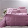 Caleffi 9132, Cotone Bicolor Trapunta per Singolo Letto, Orchidea