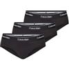 Calvin Klein 3pack Slip Black 000NB3962A BLACK S