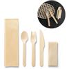 hi!dea™ Set posate monouso in legno SUYA personalizzate o neutre