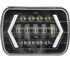 Akozon Faro anteriore per auto 300W 7in LED quadrato anteriore lampada di guida per Cherokee XJ MR2 Celica 240SX