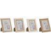 Home ESPRIT Cornice portafoto multicolore in vetro legno MDF scandinavo 13 x 2,8 x 18 cm (4 pezzi)