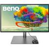 BENQ PD2725U Designer Monitor (tecnologia AQCOLOR, 27 pollici, 4K UHD, IPS, P3 Wide Color, ricarica Thunderbolt - USB-C, DP - HDMI, KVM, HDR 400) Compatibile con MacBook