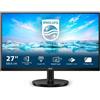 Philips 275V8LA-00 Monitor QHD da 27 pollici, altoparlanti, FreeSync (2560x1440, 75 Hz, DisplayPort, HDMI), colore nero