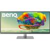 Benq PD3420Q UltraWide Designer Monitor (tecnologia AQCOLOR, 34 pollici, 1440P WQHD, IPS, P3 Wide Color, ricarica USB-C, DP - HDMI, KVM, HDR 400) Compatibile con MacBook