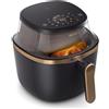Philips NA342-00 Friggitrice ad Aria Multifunzione Capacita' 7.2 Litri Potenza 2000 Watt Controllo Touch colore Nero e Oro