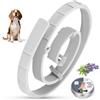 Puqoeuoa Collare Antiparassitario Per Cani, 69cm Impermeabile & Regolabile, Protezione Efficace per 8 Mesi Grigio