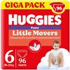 Huggies Mutandina Little Movers 6 Giga Pack 15-25kg - 96 pz