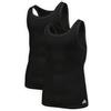adidas Multipack Tank Top (2pk) Maglie Termiche, Nero, L Uomo