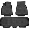 ELEMENT Set di Tappetini Auto in Gomma TPE 3D per Tesla Model Y Mk1 (I) | 2020-> | Tappetini Auto Originali 100% Adatti, Tappetini Gomma Auto Premium 3D, Tappetini 3D per Auto (3 pezzi)