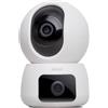 ISIWI TWIN Telecamera Wi-Fi Interno 2K 3MP+3MP, Doppia Lente, PT, Videocamera sicurezza, Rilevamento persone, Tracciamento movimenti, 2.4/5GHz Visione Notturna Audio registrazione SD-Cloud/NVR