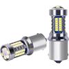 Bsxywa P21W LED 1156 Ba15s 12V 24V 6W Lampadine Super Bright, Bianca 6000K, Per Luce Di Retromarcia, Posteriori, Di Posizione, Luci Diurne. (2 Pezzi)