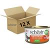 SCHESIR Offerta multipack Schesir cat complements tonnetto con zucca in jelly 70gr x 12 pz