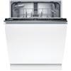 Bosch - Lavastoviglie integrabile, 60 cm. di larghezza, Serie 2, Home Connect, Extra Asciugatura, Bianco, SMV2ITX09E