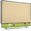 kwmobile Protezione Compatibile con 65 TV - Cover Proteggi-Schermo PC e TV - Custodia Protettiva Anti-Polvere da Interno - beige