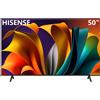 Hisense Televisore TV HISENSE 50" SMART TV 4K Ultra HD HDR DVB-T2 WiFi 50A6N Black