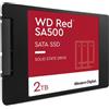 Western Digital WD Red SA500 2TB SSD Interno NAS SATA 2.5" Hard Disk StatoSolido