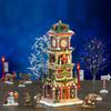 Lemax The Village Square Clock Tower Set Natalizio