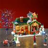 Lemax The Christmas Café Set con Luci e Dettagli in Resina