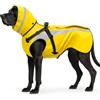 Oslueidy Impermeabile per Cani Cappotto Cane Ombrello per Cani Vestiti Mantellina Pioggia Cane per Piccoli Medio Grandi Cuccioli S-XXL (Giallo, L)