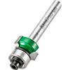 Trend CraftPro Fresa per rifilare con guida, gambo 1/4 pollice, raggio 2mm, lunghezza di taglio 9,5mm, include cuscinetti multipli, metallo duro (TCT), C074CX1/4TC