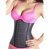 LadySlim by NuvoFit Lady Slim Da donna Fajas Colombiana cincher vita lattice/istruttore/trimmer/corsetto perdita di peso shaper XL vita 33.5 - 35.0 Ver nero. 2.0