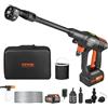 VEVOR Idropulitrice Portatile Senza Fili, Idropulitrice Autolavaggio da 652 PSI 1,1 GPM, Idropulitrice Portatile ad Alta Pressione con Batteria da 4,0 Ah, Pulitrice Portatile Accessori con Valigetta