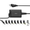 Hama - Alimentatore per Notebook 19V/45W, 7 adattatori