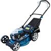 Cecotec Tagliaerba a Benzina Terrenator 3200.46 Total Z. Motore 144cc, 2,4kW e 3,2CV, Corpo Acciaio 46cm, Cambio Altezza Sistema Z-Tech, 4in1 con Mulching, Ruote Posteriori XL