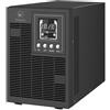 Atlantis Land A03-OP2002P PRO UPS Gruppo di Continuita' Server Tower On Line Doppia conversione 2000VA 1800W, display LCD, USB, seriale RS-232, 4 uscite IEC, porta EPO, slot SNMP, 4 batterie da 12V-9Ah,Nero