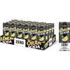 Lemon Soda Lemonsoda Zero | Bevanda Gassata al Limone Senza Zuccheri, 24 Lattine da 33 cl, L'originale Limonata Italiana, Rinfrescante, con Succo di Limoni Siciliani, Senza Coloranti