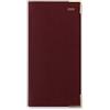 Letts of London Letts Classic Slim - Agenda 2024, visualizzazione settimanale, con agenda, colore: bordeaux