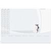 SIGEL H6370 Sottomano di carta- pietre - grigio/beige - circa A2-2026/2027/2028 - DE/EN/FR - 30 foglie - certificazione FSC