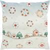 Thun - Copricuscino Quadrato in Velluto - Linea Regali d'inverno - Idea Regalo Natale 2022-45x45 cm