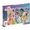 Clementoni - Puzzle per Bambini 300 Pezzi Supercolor, per Bambini 9+ Anni, Illustrazione con dal Cartone Winx Club, Idea Regalo, Made in Italy, 48,5x33,5 cm, 21750