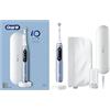 Oral-B iO Spazzolino Elettrico Serie 9, Edizione Speciale, si collega all'app mobile Oral-B, con tecnologia magnetica iO, custodia da viaggio con funzione di ricarica, borsa per cosmetici, blu