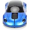 Sunicon Mouse Wireless a Forma di Auto, Ricevitore USB da 2,4 GHz 1600 DPI 3 Pulsanti Mouse da Ufficio per Tablet Computer Portatile da Ufficio (Blue)