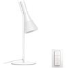 Philips Hue White Ambiance Lampada da Tavolo LED Smart Explore, Luce Bianca da Calda a Fredda, Dimmerabile, Bianco, Telecomando Dimmer Switch Incluso
