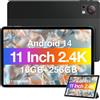 T30S Tablet Android 14, 2.4K 11 Pollici, 16 GB RAM + 256 GB ROM/TF 1 TB, Economi