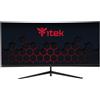 iTek Monitor Curvo 30" WFHD UltraWide VA 200Hz 1ms Nero